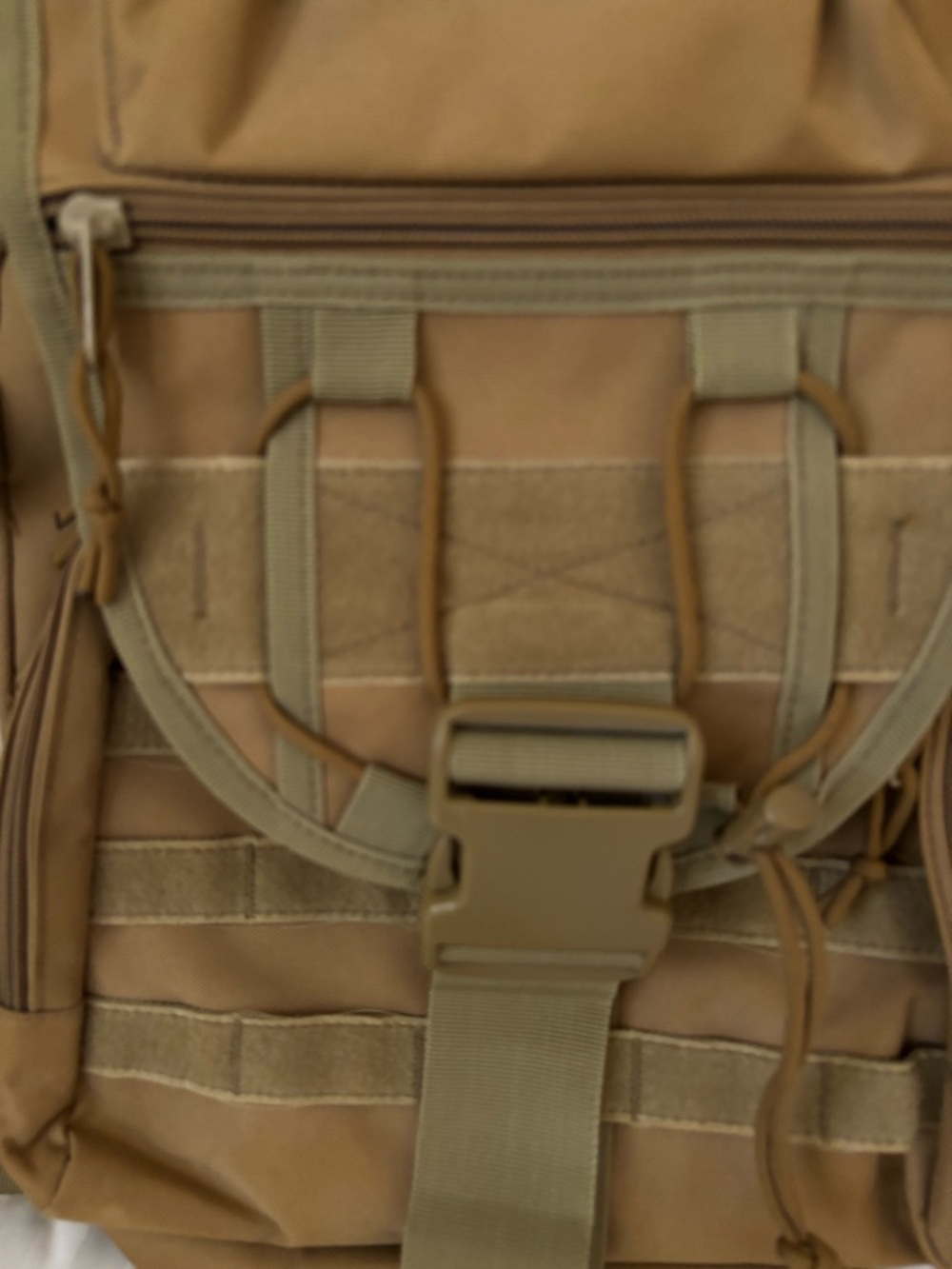 Tactical Military Style Army Brown Backpack New Without Tags - Picture 3 of 10